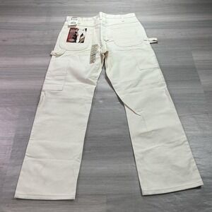 NEW Dickies Professional Painter Carpenter Pants Mens 34x30 White Canvas